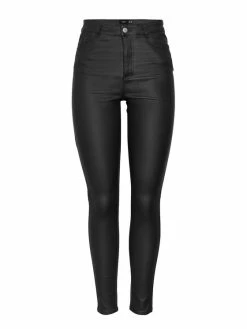 Καλύτερη πώληση 😀 Vero Moda Curve Γυναίκες Υφασμάτινα Παντελόνια Παντελόνι υφασμάτινο Sophia 10281185 Μαύρο Skinny Fit 💯