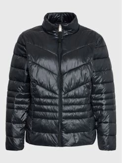 Εκπτωση ⭐ Vero Moda Curve Γυναίκες Πουπουλένια Μπουφάν Μπουφάν πουπουλένιο Soraya 10276479 Μαύρο Regular Fit 👏