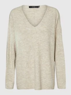 Τοπ 10 💯 Vero Moda Curve Γυναίκες Πουλόβερ Crewlefile 10238344 Μπεζ Regular Fit 🔔 -Εκπτώσεις μαγιό Calvin Klein unnamed file 1065