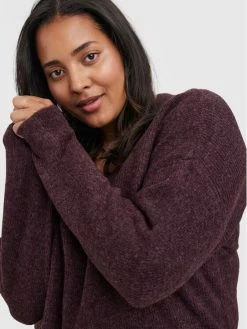 Κουπόνι 🥰 Vero Moda Curve Γυναίκες Πουλόβερ Crewlefile 10238344 Μπορντό Regular Fit 🎉 -Εκπτώσεις μαγιό Calvin Klein unnamed file 1079