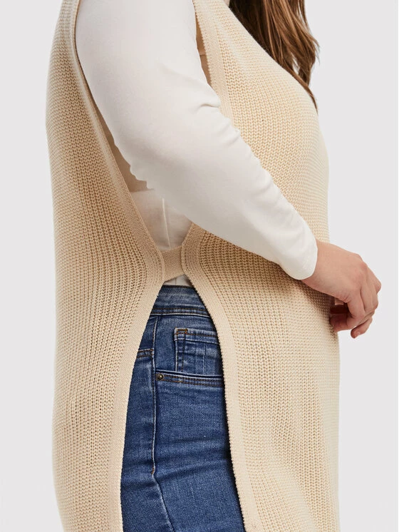 Κουπόνι 👏 Vero Moda Curve Γυναίκες Γιλέκα Γιλέκο Myrna 10252749 Μπεζ Regular Fit 😀 4 Κουπόνι 👏 Vero Moda Curve Γυναίκες Γιλέκα Γιλέκο Myrna 10252749 Μπεζ Regular Fit 😀 - Image 4
