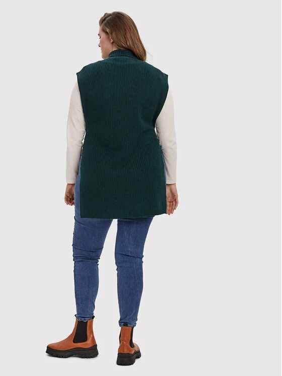 Best Pirce ❤️ Vero Moda Curve Γυναίκες Γιλέκα Γιλέκο Myrna 10252749 Πράσινο Regular Fit 💯 3 Best Pirce ❤️ Vero Moda Curve Γυναίκες Γιλέκα Γιλέκο Myrna 10252749 Πράσινο Regular Fit 💯 - Image 3