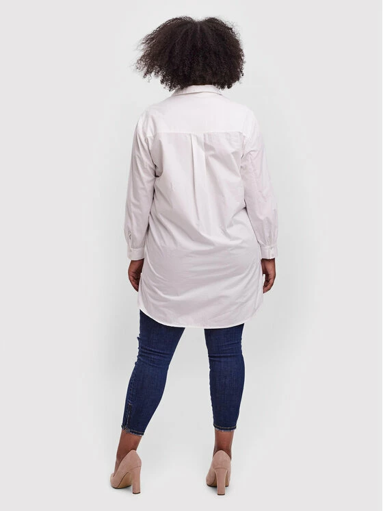 Φτηνός 👍 Vero Moda Curve Γυναίκες Casual Πουκάμισα Πουκάμισο Bente 10259019 Λευκό Loose Fit 🌟 3 Φτηνός 👍 Vero Moda Curve Γυναίκες Casual Πουκάμισα Πουκάμισο Bente 10259019 Λευκό Loose Fit 🌟 - Image 3
