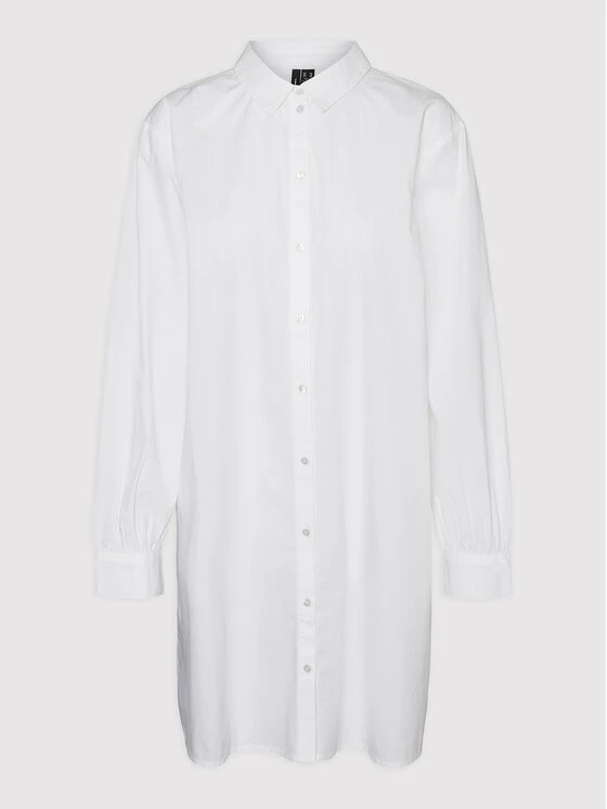 Φτηνός 👍 Vero Moda Curve Γυναίκες Casual Πουκάμισα Πουκάμισο Bente 10259019 Λευκό Loose Fit 🌟 6 Φτηνός 👍 Vero Moda Curve Γυναίκες Casual Πουκάμισα Πουκάμισο Bente 10259019 Λευκό Loose Fit 🌟 - Image 6