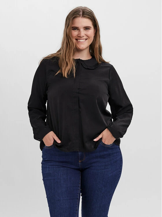 Αγορά 😉 Vero Moda Curve Γυναίκες Casual Πουκάμισα Πουκάμισο Manny 10259341 Μαύρο Regular Fit 😉 1 Αγορά 😉 Vero Moda Curve Γυναίκες Casual Πουκάμισα Πουκάμισο Manny 10259341 Μαύρο Regular Fit 😉