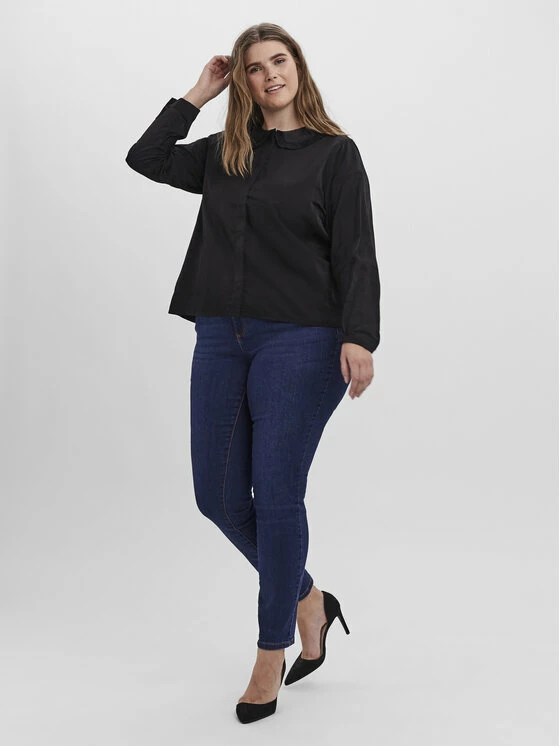 Αγορά 😉 Vero Moda Curve Γυναίκες Casual Πουκάμισα Πουκάμισο Manny 10259341 Μαύρο Regular Fit 😉 2 Αγορά 😉 Vero Moda Curve Γυναίκες Casual Πουκάμισα Πουκάμισο Manny 10259341 Μαύρο Regular Fit 😉 - Image 2