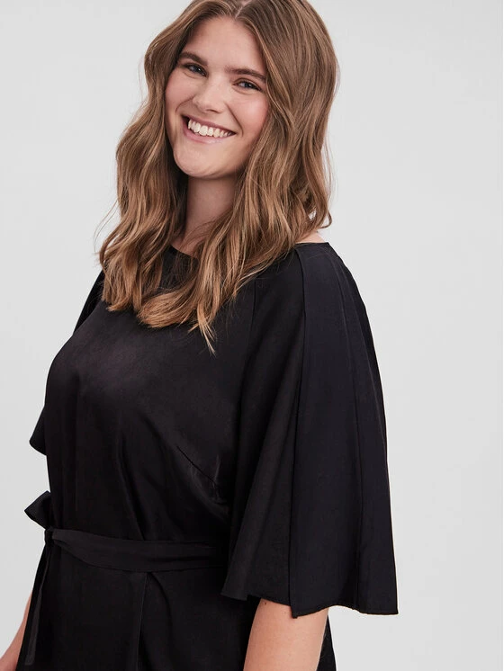 Συμφωνίες 😉 Vero Moda Curve Γυναίκες Καθημερινά Φορέματα Φόρεμα καθημερινό Bonnie 10259340 Μαύρο Regular Fit 👏 4 Συμφωνίες 😉 Vero Moda Curve Γυναίκες Καθημερινά Φορέματα Φόρεμα καθημερινό Bonnie 10259340 Μαύρο Regular Fit 👏 - Image 4