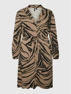 Προώθηση 🧨 Vero Moda Curve Γυναίκες Φορέματα σε Στυλ Πουκάμισο & Σεμιζιέ Φόρεμα πουκάμισο Zee 10257513 Καφέ Regular Fit 😀 -Εκπτώσεις μαγιό Calvin Klein unnamed file 1167