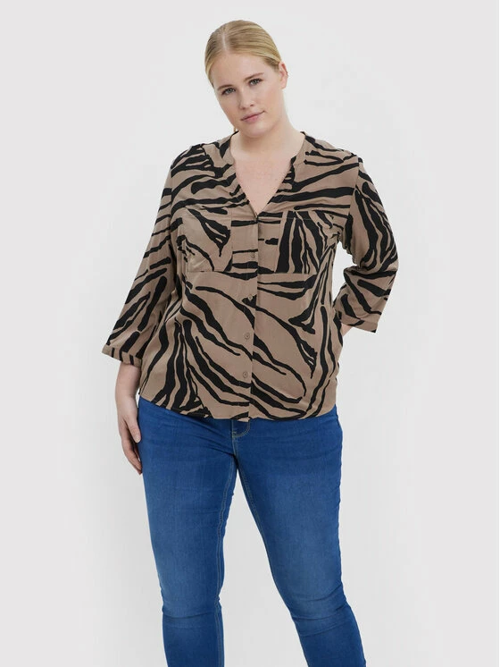 Προϋπολογισμός ✨ Vero Moda Curve Γυναίκες Casual Πουκάμισα Πουκάμισο Zee 10257512 Καφέ Regular Fit 😀 1 Προϋπολογισμός ✨ Vero Moda Curve Γυναίκες Casual Πουκάμισα Πουκάμισο Zee 10257512 Καφέ Regular Fit 😀