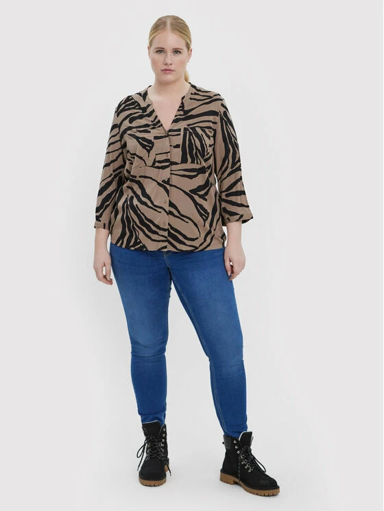 Προϋπολογισμός ✨ Vero Moda Curve Γυναίκες Casual Πουκάμισα Πουκάμισο Zee 10257512 Καφέ Regular Fit 😀 2 Προϋπολογισμός ✨ Vero Moda Curve Γυναίκες Casual Πουκάμισα Πουκάμισο Zee 10257512 Καφέ Regular Fit 😀 - Image 2