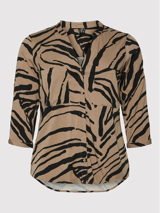 Προϋπολογισμός ✨ Vero Moda Curve Γυναίκες Casual Πουκάμισα Πουκάμισο Zee 10257512 Καφέ Regular Fit 😀 5 Προϋπολογισμός ✨ Vero Moda Curve Γυναίκες Casual Πουκάμισα Πουκάμισο Zee 10257512 Καφέ Regular Fit 😀 - Image 5