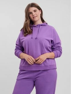 Νέος 👏 Vero Moda Curve Γυναίκες Μπλούζες Μπλούζα Octavia 10256770 Μωβ Loose Fit 👏