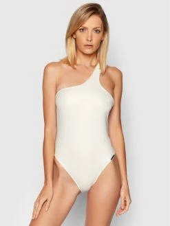 Πολύ καλή προσφορά ⭐ Calvin Klein Swimwear Γυναίκες Ολόσωμα Μαγιό Μαγιό Core Essentials KW0KW01540 Λευκό 😉
