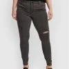 Αγορά 👏 Vero Moda Curve Γυναίκες Τζιν Ludy 10249821 Γκρι Slim Fit 🔔