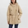Προώθηση 🤩 Vero Moda Curve Γυναίκες Μπουφάν Παρκά Parka Agnes Beate 10248654 Μπεζ Regular Fit 🌟