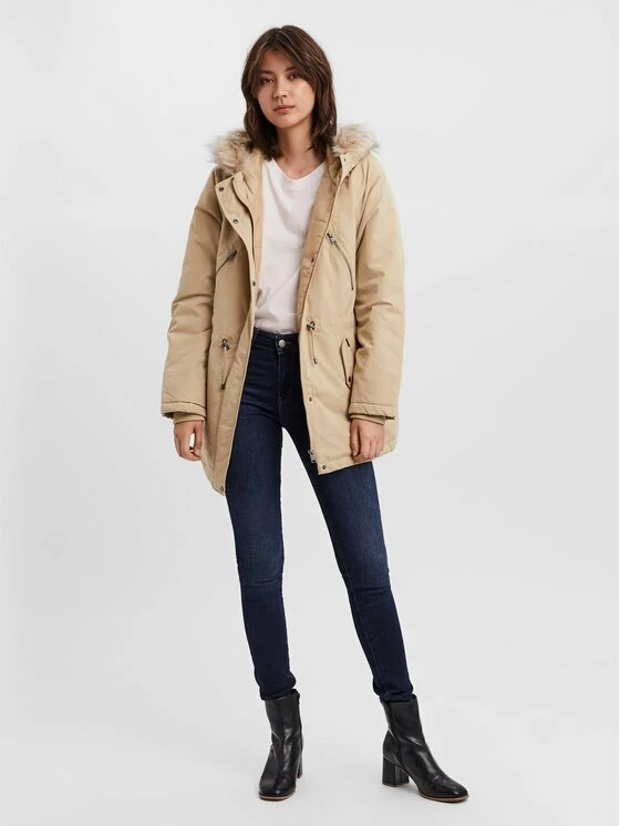 Προώθηση 🤩 Vero Moda Curve Γυναίκες Μπουφάν Παρκά Parka Agnes Beate 10248654 Μπεζ Regular Fit 🌟 2 Προώθηση 🤩 Vero Moda Curve Γυναίκες Μπουφάν Παρκά Parka Agnes Beate 10248654 Μπεζ Regular Fit 🌟 - Image 2