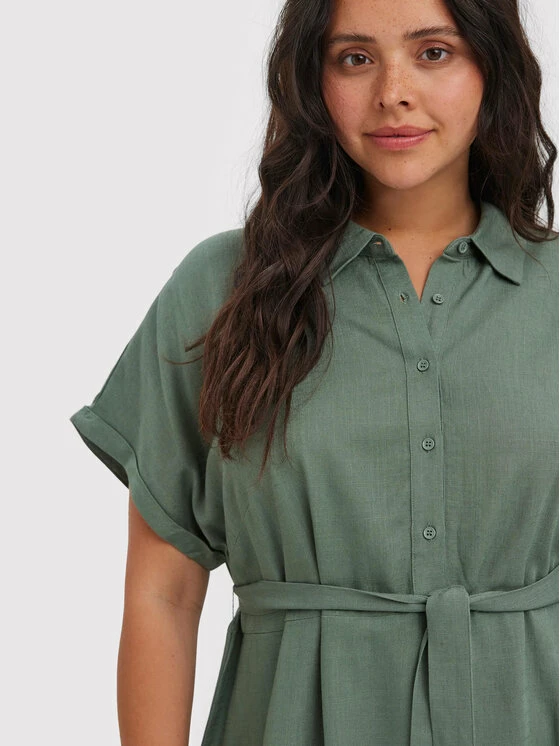 ΧΟΝΔΡΙΚΟ ΕΜΠΟΡΙΟ 👍 Vero Moda Curve Γυναίκες Καθημερινά Φορέματα Φόρεμα καθημερινό Lailah 10266754 Πράσινο Regular Fit 🧨 4 ΧΟΝΔΡΙΚΟ ΕΜΠΟΡΙΟ 👍 Vero Moda Curve Γυναίκες Καθημερινά Φορέματα Φόρεμα καθημερινό Lailah 10266754 Πράσινο Regular Fit 🧨 - Image 4