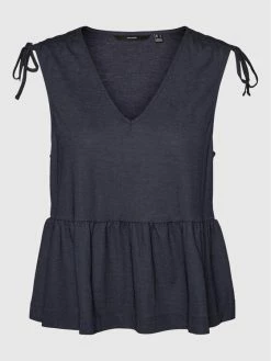 ΧΟΝΔΡΙΚΟ ΕΜΠΟΡΙΟ ✨ Vero Moda Curve Γυναίκες Tops Τοπ Sofia 10273902 Σκούρο μπλε Regular Fit 👏