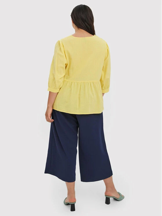 Η καλύτερη συμφωνία 🌟 Vero Moda Curve Γυναίκες Μπλουζάκια Μπλουζάκι Mavis 10267028 Κίτρινο Regular Fit 🧨 3 Η καλύτερη συμφωνία 🌟 Vero Moda Curve Γυναίκες Μπλουζάκια Μπλουζάκι Mavis 10267028 Κίτρινο Regular Fit 🧨 - Image 3