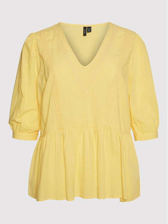 Η καλύτερη συμφωνία 🌟 Vero Moda Curve Γυναίκες Μπλουζάκια Μπλουζάκι Mavis 10267028 Κίτρινο Regular Fit 🧨 5 Η καλύτερη συμφωνία 🌟 Vero Moda Curve Γυναίκες Μπλουζάκια Μπλουζάκι Mavis 10267028 Κίτρινο Regular Fit 🧨 - Image 5