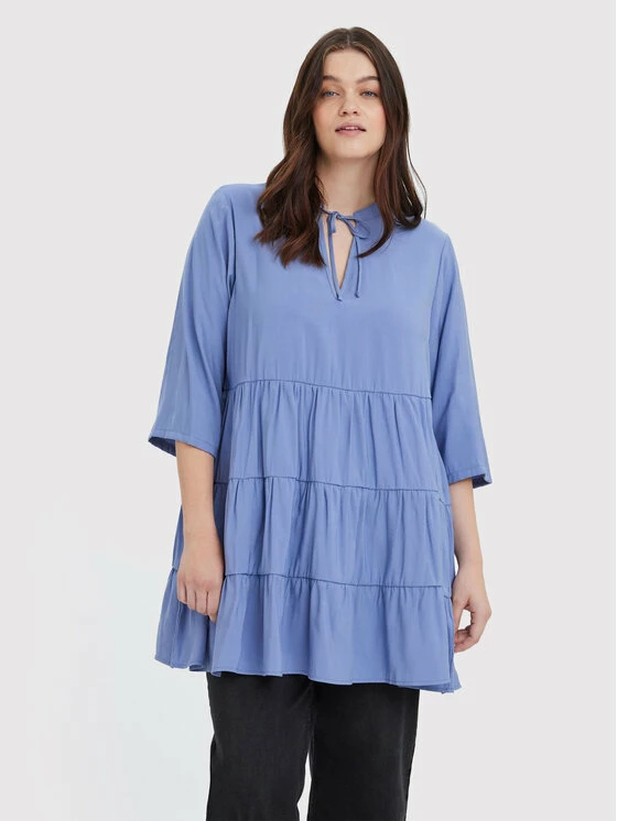 Κουπόνι 😉 Vero Moda Curve Γυναίκες Τουνίκ Kenia 10266952 Μπλε Regular Fit 🔥 1 Κουπόνι 😉 Vero Moda Curve Γυναίκες Τουνίκ Kenia 10266952 Μπλε Regular Fit 🔥