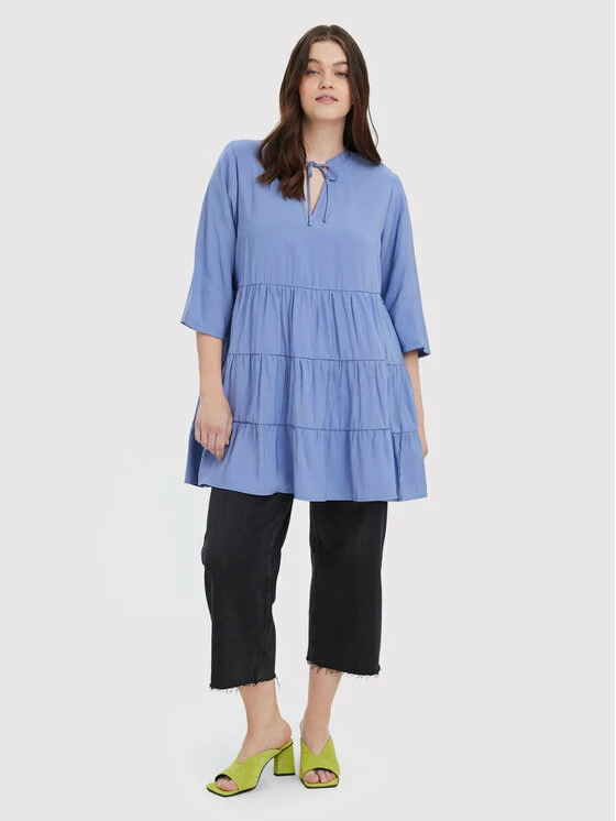 Κουπόνι 😉 Vero Moda Curve Γυναίκες Τουνίκ Kenia 10266952 Μπλε Regular Fit 🔥 2 Κουπόνι 😉 Vero Moda Curve Γυναίκες Τουνίκ Kenia 10266952 Μπλε Regular Fit 🔥 - Image 2