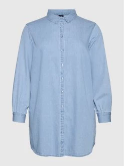 Κουπόνι 👏 Vero Moda Curve Γυναίκες Casual Πουκάμισα Τζιν πουκάμισο Lindsey 10266775 Μπλε Regular Fit 🔔 -Εκπτώσεις μαγιό Calvin Klein unnamed file 1405