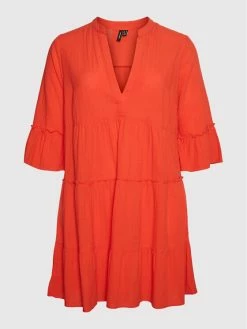 ΧΟΝΔΡΙΚΟ ΕΜΠΟΡΙΟ ❤️ Vero Moda Curve Γυναίκες Καθημερινά Φορέματα Φόρεμα καθημερινό Giana 10266024 Κόκκινο Regular Fit ⭐ -Εκπτώσεις μαγιό Calvin Klein unnamed file 1422