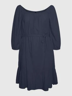 Καλύτερες κριτικές για 👍 Vero Moda Curve Γυναίκες Καθημερινά Φορέματα Φόρεμα καθημερινό Giana 10266728 Σκούρο μπλε Regular Fit 🎁