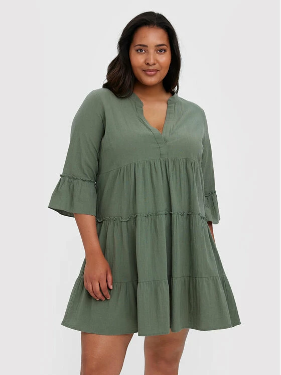 Πολύ καλή προσφορά 🌟 Vero Moda Curve Γυναίκες Καθημερινά Φορέματα Φόρεμα καθημερινό Giana 10266024 Πράσινο Regular Fit 😉 1 Πολύ καλή προσφορά 🌟 Vero Moda Curve Γυναίκες Καθημερινά Φορέματα Φόρεμα καθημερινό Giana 10266024 Πράσινο Regular Fit 😉