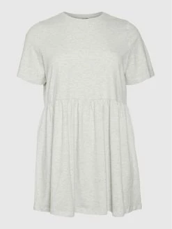 Εκπτωση 🎉 Vero Moda Curve Γυναίκες Καθημερινά Φορέματα Φόρεμα καθημερινό Dixie 10263981 Γκρι Regular Fit 👍