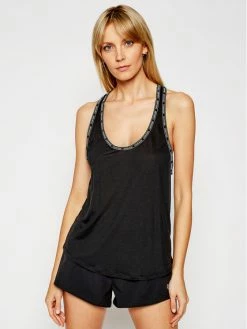 Προώθηση 🧨 Calvin Klein Swimwear Γυναίκες Tops Τοπ KW0KW01350 Μαύρο Regular Fit ✔️