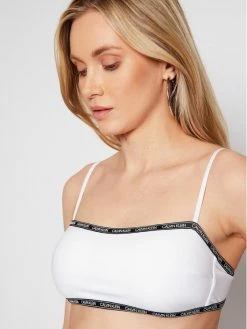 Προϋπολογισμός 🌟 Calvin Klein Swimwear Γυναίκες Μπικίνι πάνω μέρος Bandeau KW0KW01274 Λευκό 👍 -Εκπτώσεις μαγιό Calvin Klein unnamed file 215