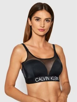 Κουπόνι 😍 Calvin Klein Swimwear Γυναίκες Μπικίνι πάνω μέρος KW0KW01310 Μαύρο ⭐