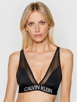 Best Pirce 👏 Calvin Klein Swimwear Γυναίκες Μπικίνι πάνω μέρος Apex KW0KW01312 Μαύρο 🔔