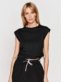 Best Pirce 😉 Calvin Klein Swimwear Γυναίκες T-shirts T-Shirt KW0KW01354 Μαύρο Regular Fit 🤩