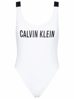 Τοπ 10 ⌛ Calvin Klein Swimwear Γυναίκες Ολόσωμα Μαγιό Μαγιό Scoop Back KW0KW01235 Λευκό ✔️ -Εκπτώσεις μαγιό Calvin Klein unnamed file 289