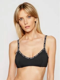 Ολοκαίνουργιο ✔️ Calvin Klein Swimwear Γυναίκες Μπικίνι πάνω μέρος Bralette KW0KW01273 Μαύρο 🎉