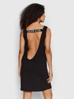 Τοπ 10 🔥 Calvin Klein Swimwear Γυναίκες Ρούχα Παραλίας Φόρεμα παραλίας Intense Power KW0KW01776 Μαύρο Regular Fit 🎁 -Εκπτώσεις μαγιό Calvin Klein unnamed file 393