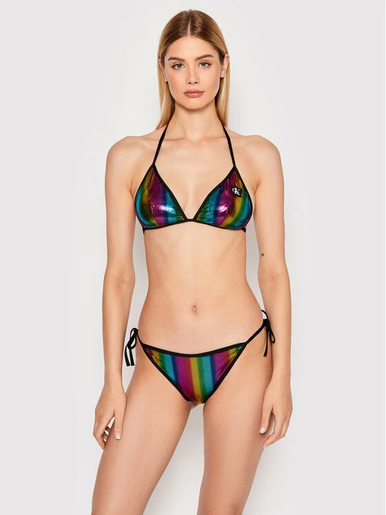 Προώθηση ⭐ Calvin Klein Swimwear Γυναίκες Μπικίνι πάνω μέρος Triangle Rp-Print KW0KW01840 Έγχρωμο 🥰 2 Προώθηση ⭐ Calvin Klein Swimwear Γυναίκες Μπικίνι πάνω μέρος Triangle Rp-Print KW0KW01840 Έγχρωμο 🥰 - Image 2