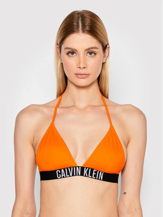 Συμφωνίες 💯 Calvin Klein Swimwear Γυναίκες Μπικίνι πάνω μέρος Triangle KW0KW01850 Πορτοκαλί ⭐ 1 Συμφωνίες 💯 Calvin Klein Swimwear Γυναίκες Μπικίνι πάνω μέρος Triangle KW0KW01850 Πορτοκαλί ⭐