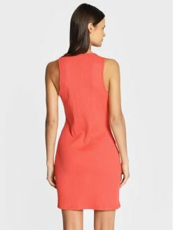 Ολοκαίνουργιο 👏 Calvin Klein Swimwear Γυναίκες Ρούχα Παραλίας Φόρεμα παραλίας KW0KW01915 Κοραλλί Slim Fit 🤩 -Εκπτώσεις μαγιό Calvin Klein unnamed file 477