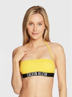 Εξοδος 🥰 Calvin Klein Swimwear Γυναίκες Μπικίνι πάνω μέρος Intense Power KW0KW01907 Κίτρινο 🔥