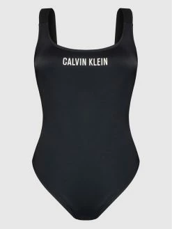 ΧΟΝΔΡΙΚΟ ΕΜΠΟΡΙΟ ✔️ Calvin Klein Swimwear Γυναίκες Ολόσωμα Μαγιό Μαγιό Scoop Back One Piece-Rp Plus KW0KW01668 Μαύρο 👏