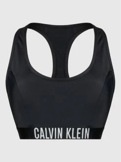 Κουπόνι ❤️ Calvin Klein Swimwear Γυναίκες Μπικίνι πάνω μέρος Racerback KW0KW01827 Μαύρο 👍