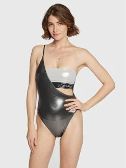 Εξοδος 🎁 Calvin Klein Swimwear Γυναίκες Ολόσωμα Μαγιό Μαγιό KW0KW01957 Μαύρο 🌟