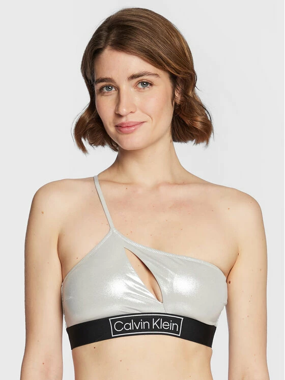 Φτηνός 🧨 Calvin Klein Swimwear Γυναίκες Μπικίνι πάνω μέρος KW0KW01944 Ασημί 💯 1 Φτηνός 🧨 Calvin Klein Swimwear Γυναίκες Μπικίνι πάνω μέρος KW0KW01944 Ασημί 💯