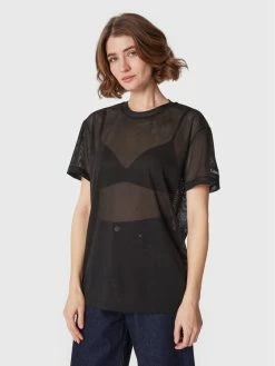 Προϋπολογισμός 🔔 Calvin Klein Swimwear Γυναίκες T-shirts T-Shirt KU0KU00097 Μαύρο Oversize ✨