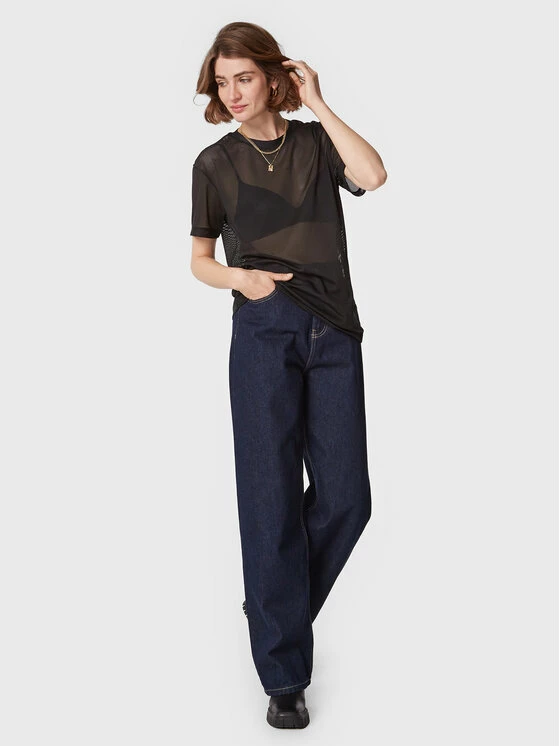 Προϋπολογισμός 🔔 Calvin Klein Swimwear Γυναίκες T-shirts T-Shirt KU0KU00097 Μαύρο Oversize ✨ 2 Προϋπολογισμός 🔔 Calvin Klein Swimwear Γυναίκες T-shirts T-Shirt KU0KU00097 Μαύρο Oversize ✨ - Image 2