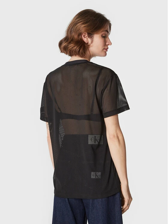 Προϋπολογισμός 🔔 Calvin Klein Swimwear Γυναίκες T-shirts T-Shirt KU0KU00097 Μαύρο Oversize ✨ 3 Προϋπολογισμός 🔔 Calvin Klein Swimwear Γυναίκες T-shirts T-Shirt KU0KU00097 Μαύρο Oversize ✨ - Image 3